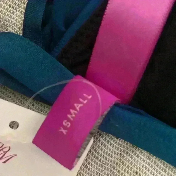 NWT- L'AGENT by Agent Provocateur Taniia Halter Swimsuit Top Sz XS -Blue - Picture 10 of 14